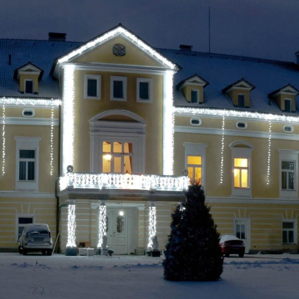 "80 LED RING Indoor Christmas Lights Cold White" - imagine 10