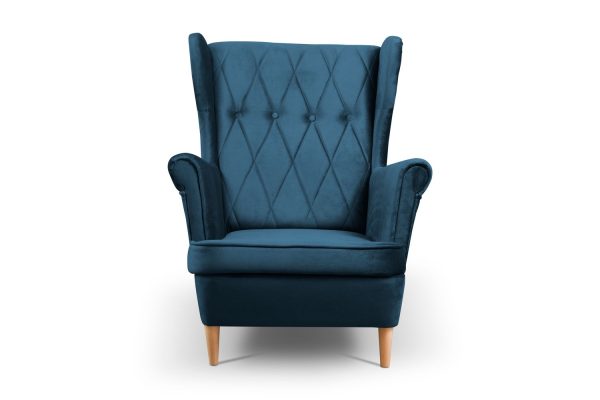 Quilted Wingback Chair
