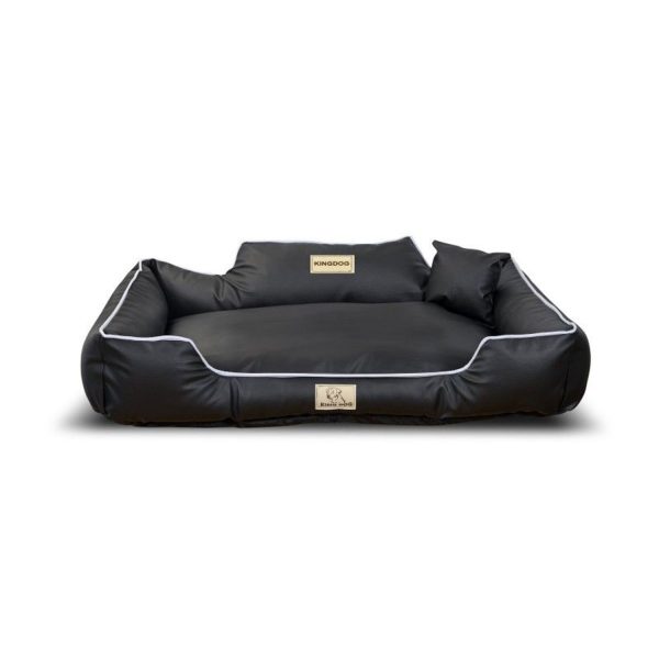 "ECO-LEATHER DOG BED 115x95 WITH NAME." - imagine 6