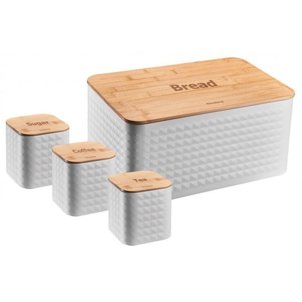 "Bread box with 3 containers set Klausberg KB-7483."