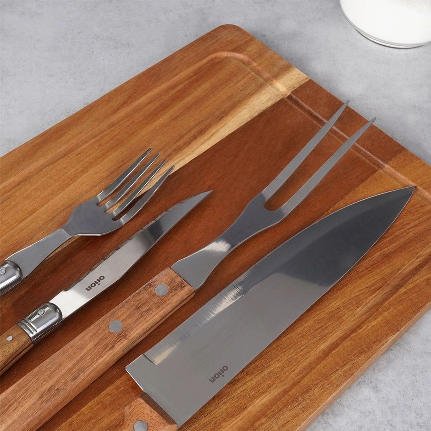 "Steak and Burger Cutlery - 15 Piece Stainless Steel Gift Set" - imagine 7