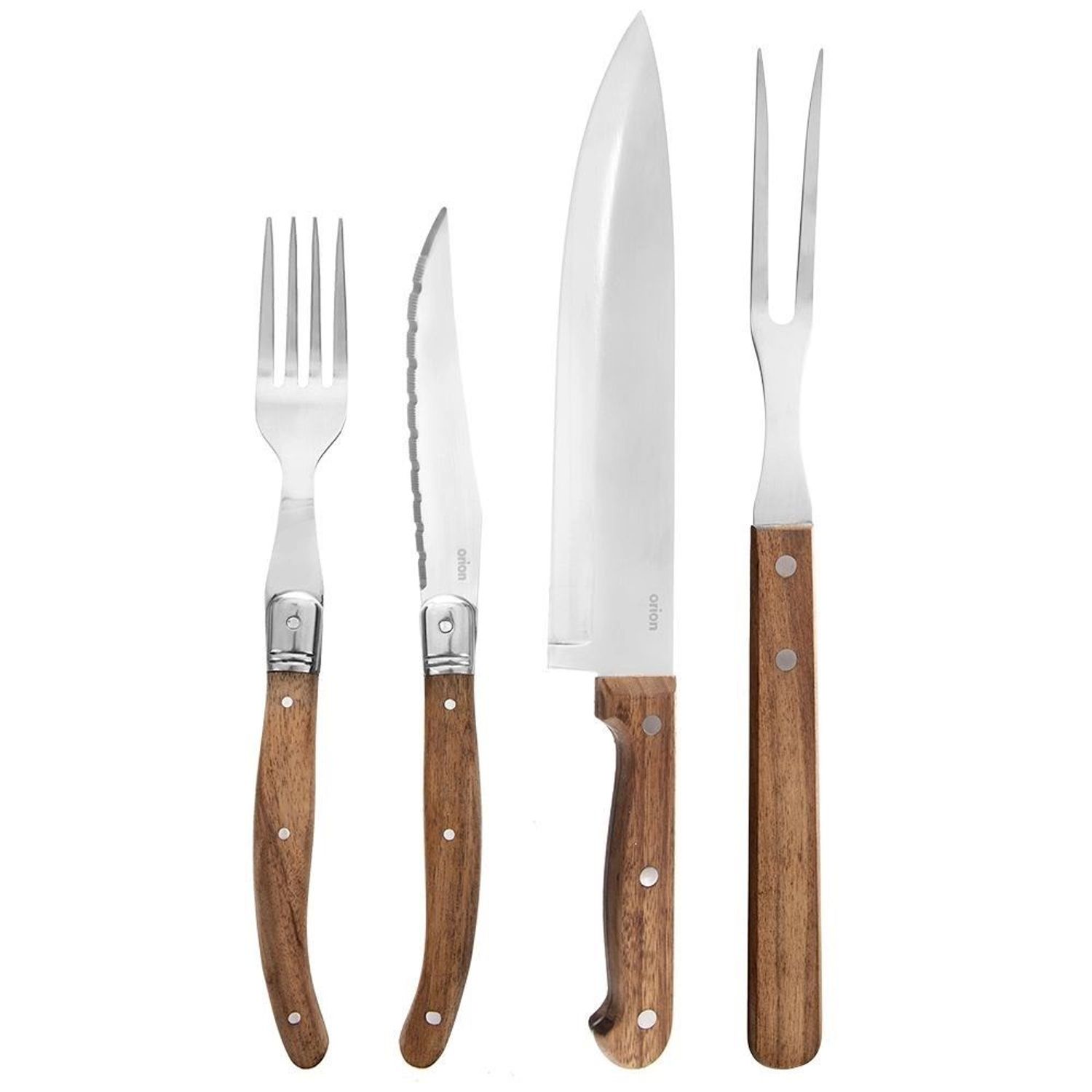 "Steak and Burger Cutlery - 15 Piece Stainless Steel Gift Set" - imagine 9
