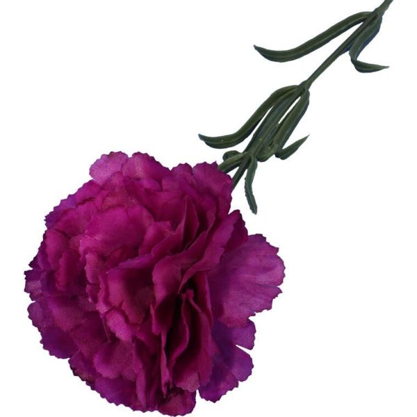 "Double-flowered purple carnation, 54 cm" - imagine 2