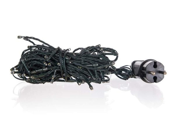 120 LED Light Chain, 12m + 5m, 230V, Warm White Light - imagine 3